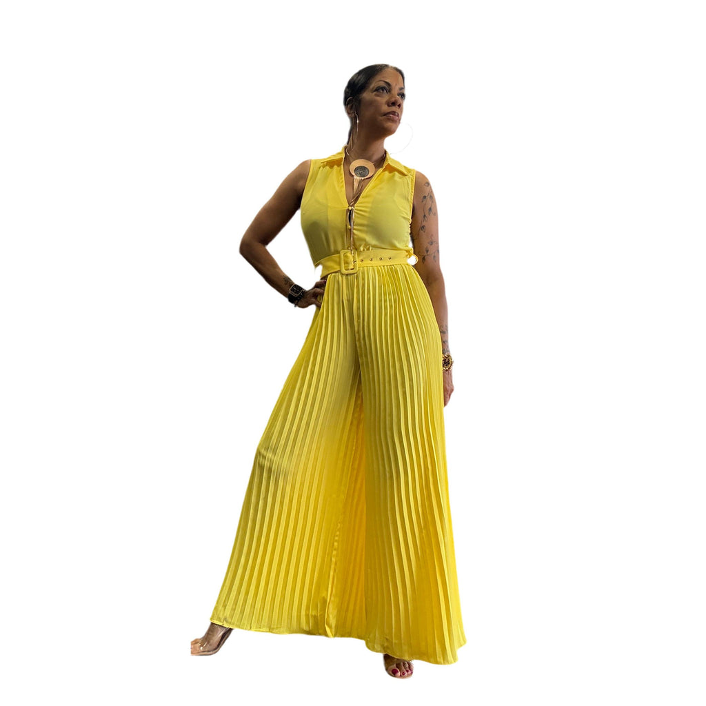 Alpha C Women Wide Leg One Piece Jumpsuit