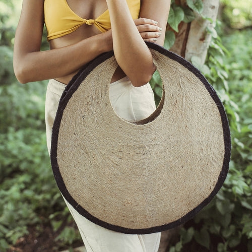 SOLO Halo Jute Straw Bag