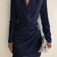 Elegant mini dress Farna, dark blue