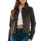 Spandex  Ladies  Casual Denim Jacket