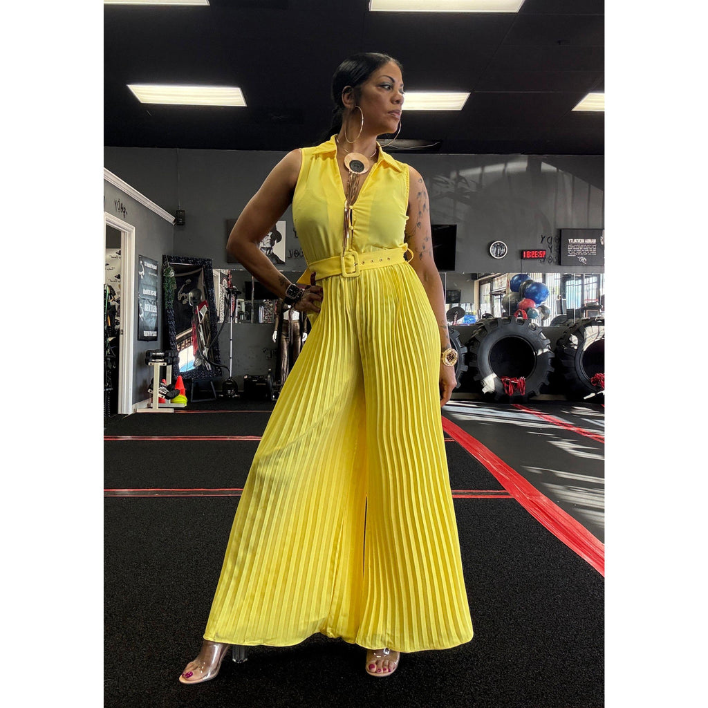 Alpha C Women Wide Leg One Piece Jumpsuit