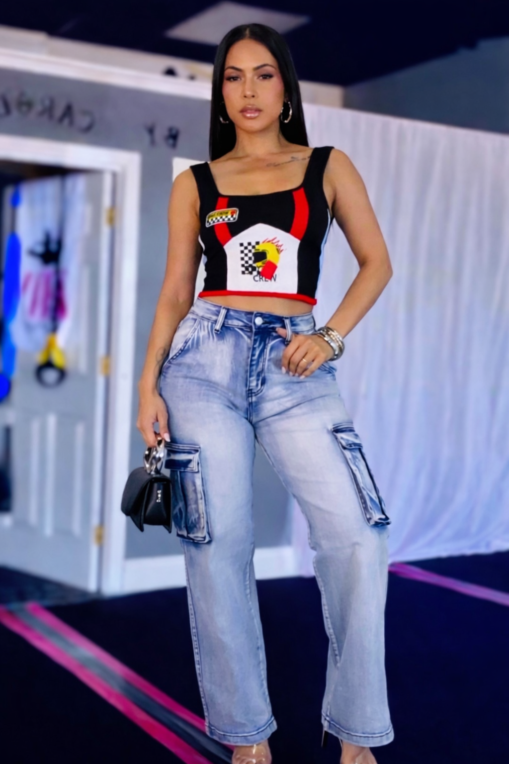 ALPHA C POKED ON POCKETS PANTS