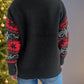 Santa Mock Neck Long Sleeve Sweater