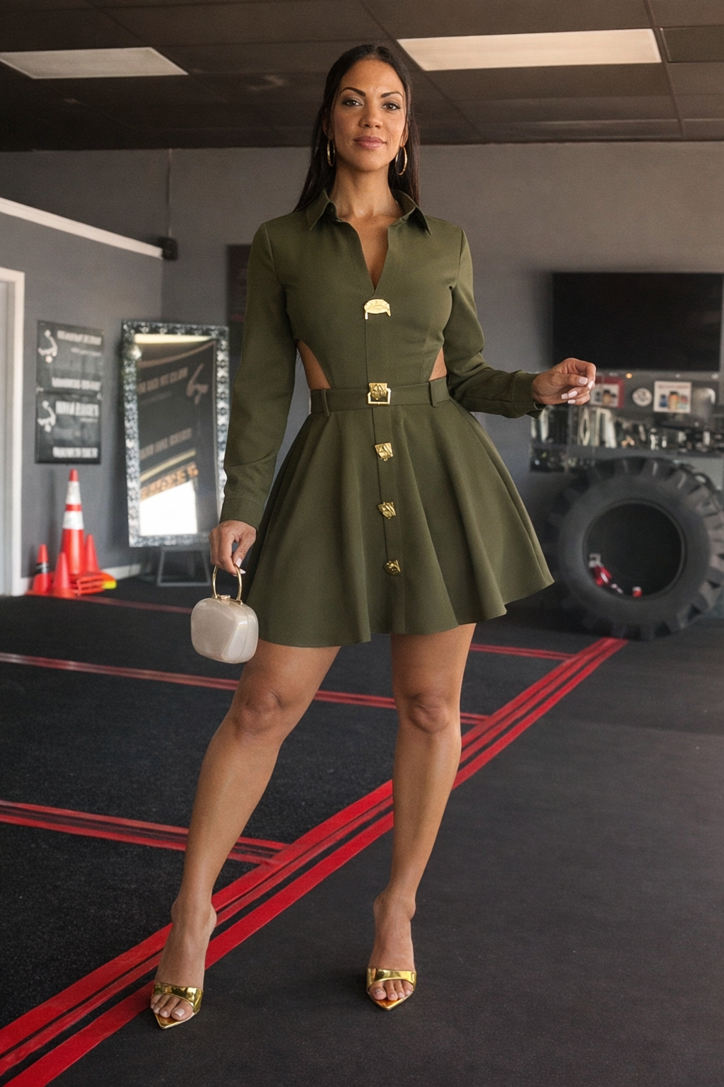 Alpha C Mini Long Sleeve Dress