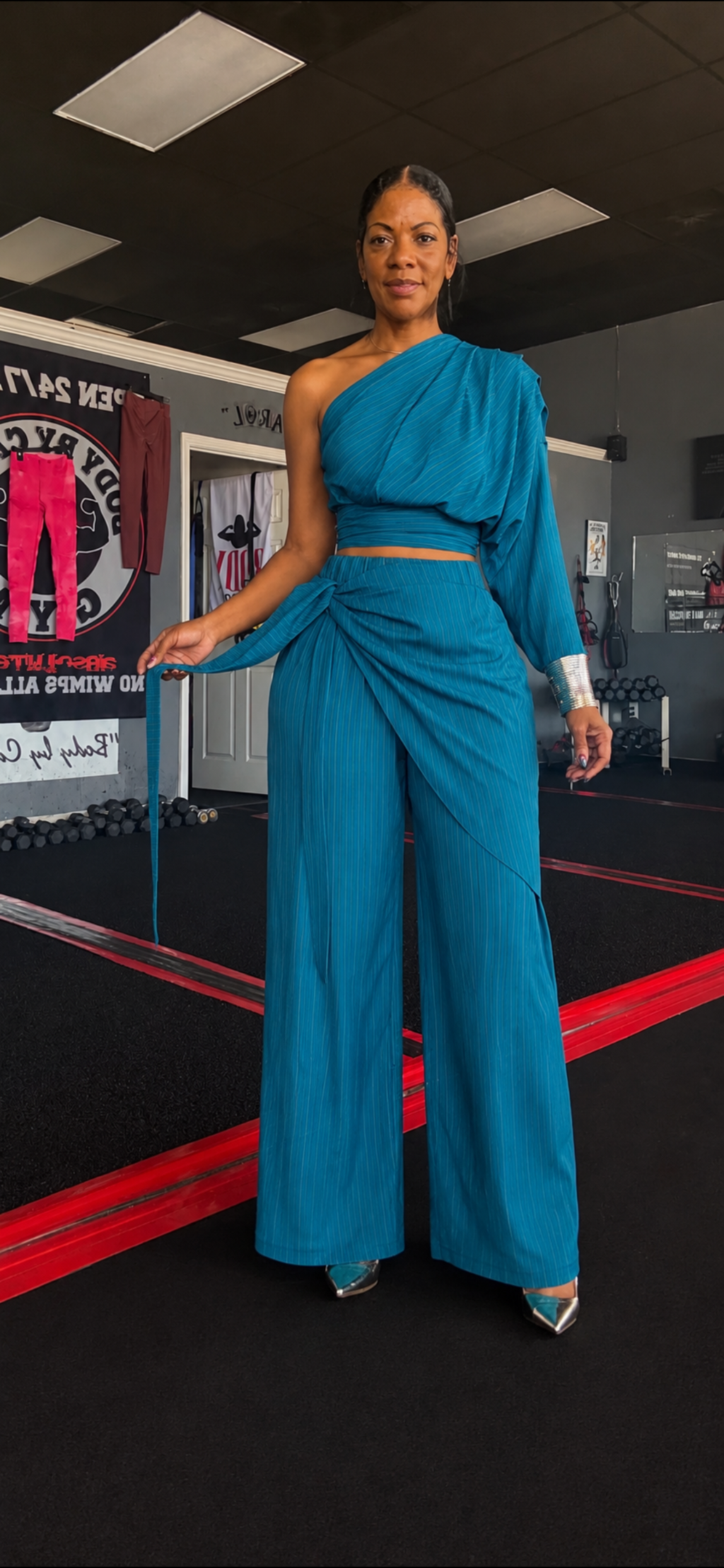 Alpha Women 2 piece crop top and pants
