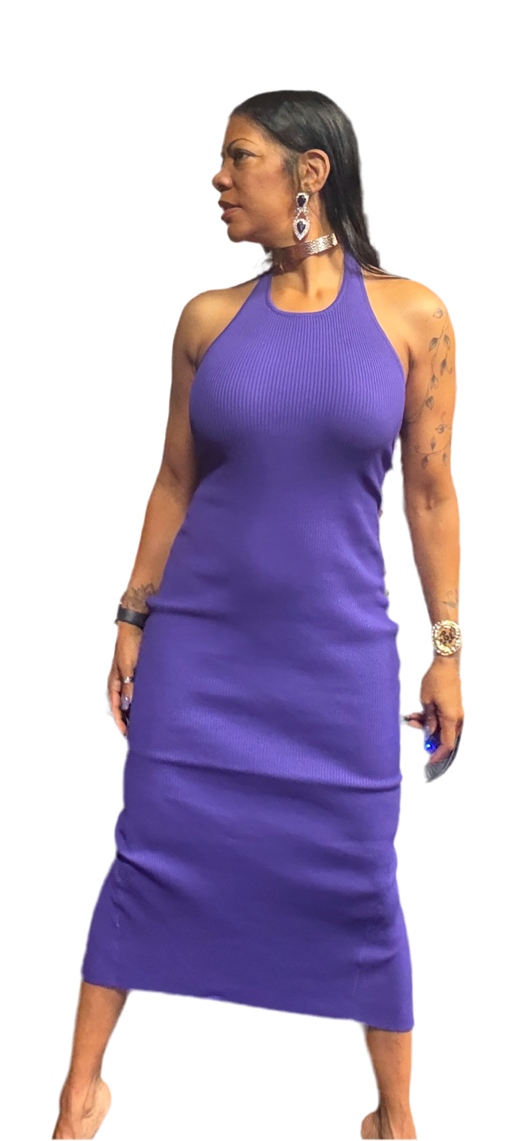 Alpha C Apparel Women Long Pencil Dress