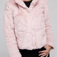 Fluffy Zip-Up Sweater Jacket