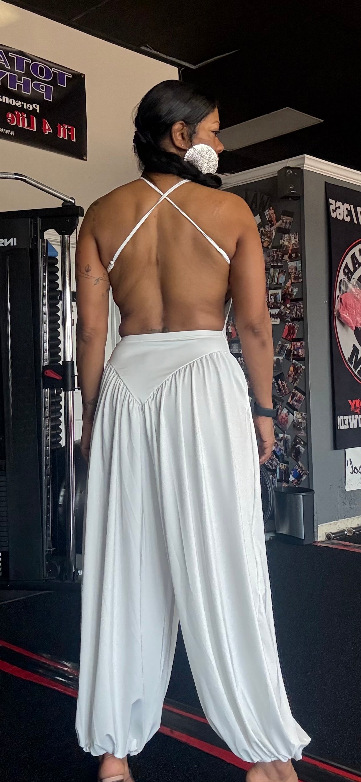 Alpha C Pearl Wide Leg Jumpsuit