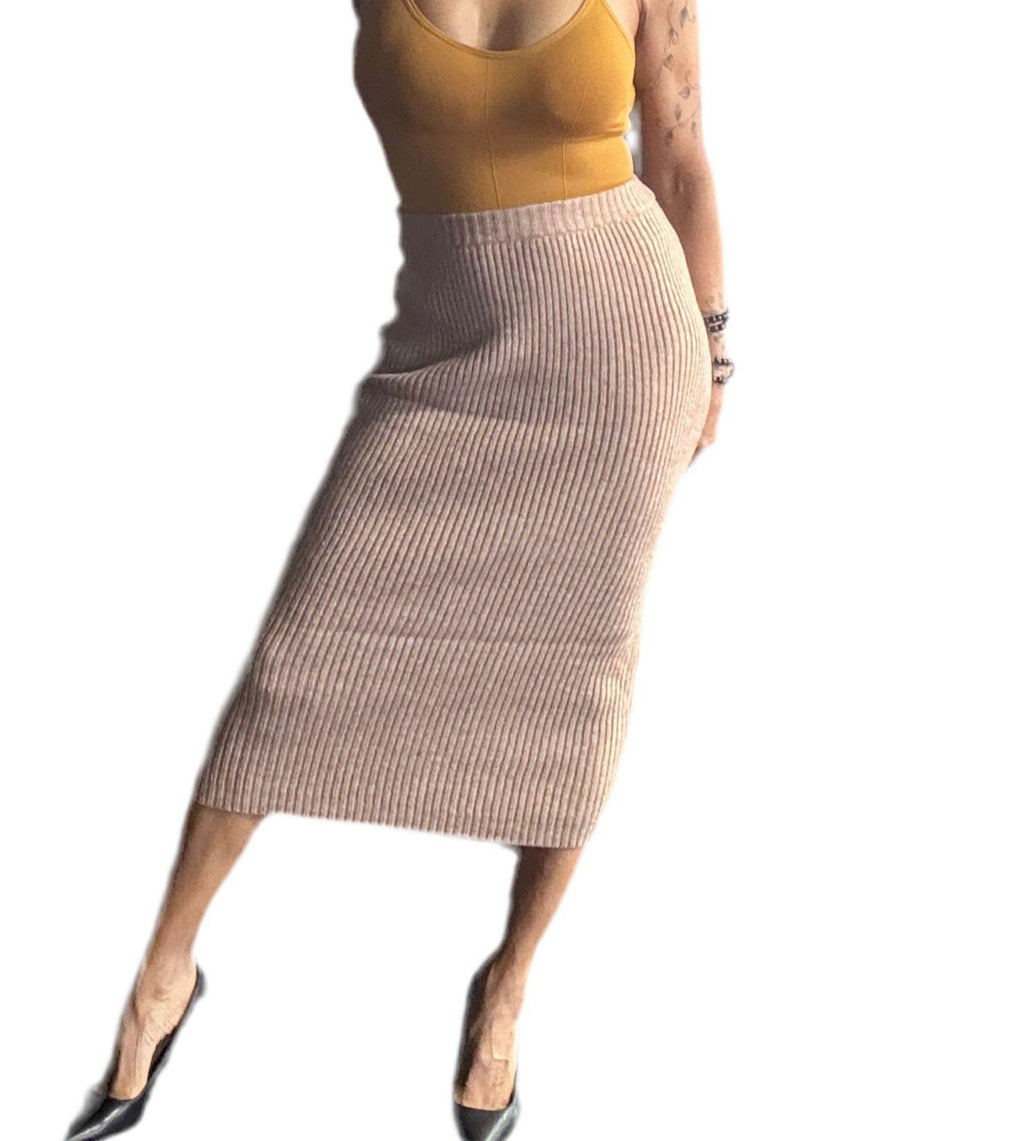 Alpha C Apparel Women Skinny Pencil Skirt