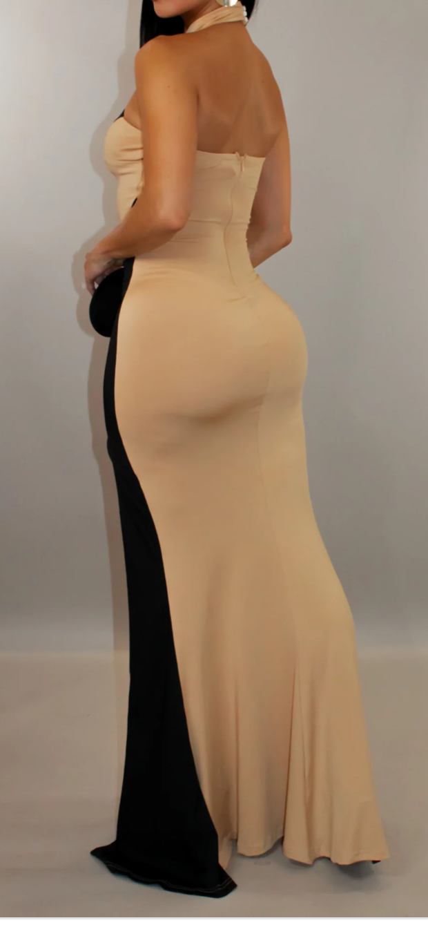 Alpha C Split Pencil Dress