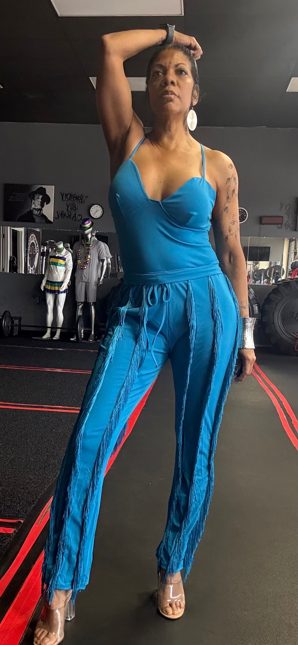 Alpha C Two Piece Crop Top and Pants