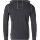 ZIMEGO Mens Vintage Dyed Thermal Long Sleeve Lightweight Fashion Hooded Henley