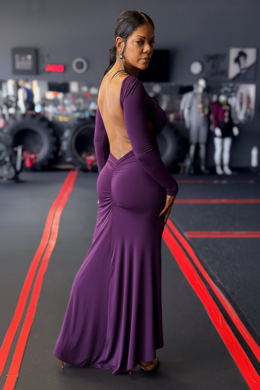 Red Rose Maxi Elegant Dress