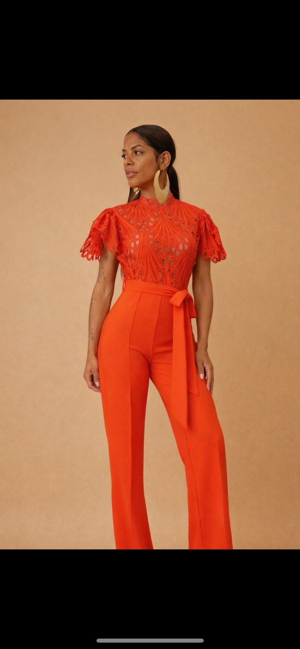 Fashion Crochet Jumpsuit