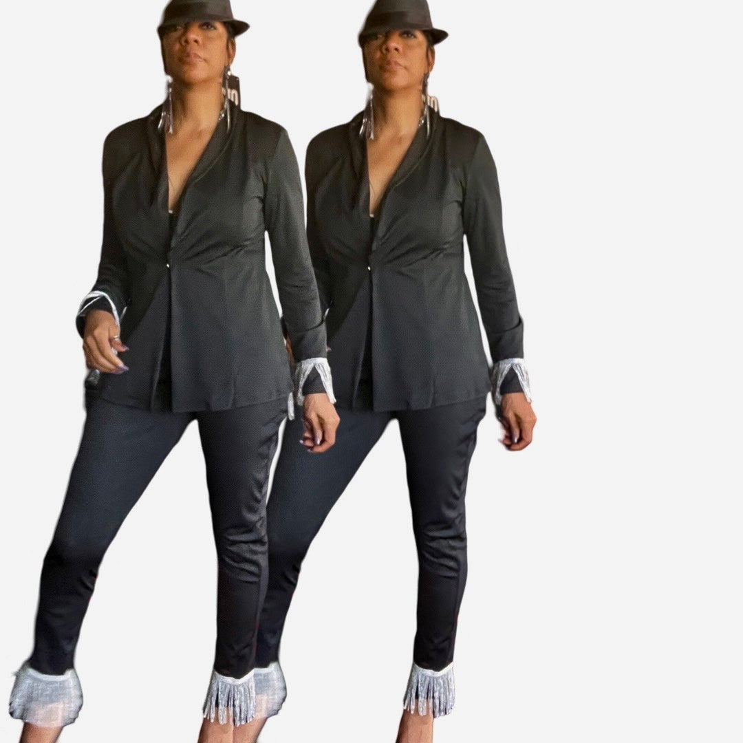 Women 2 Piece Casual Suit