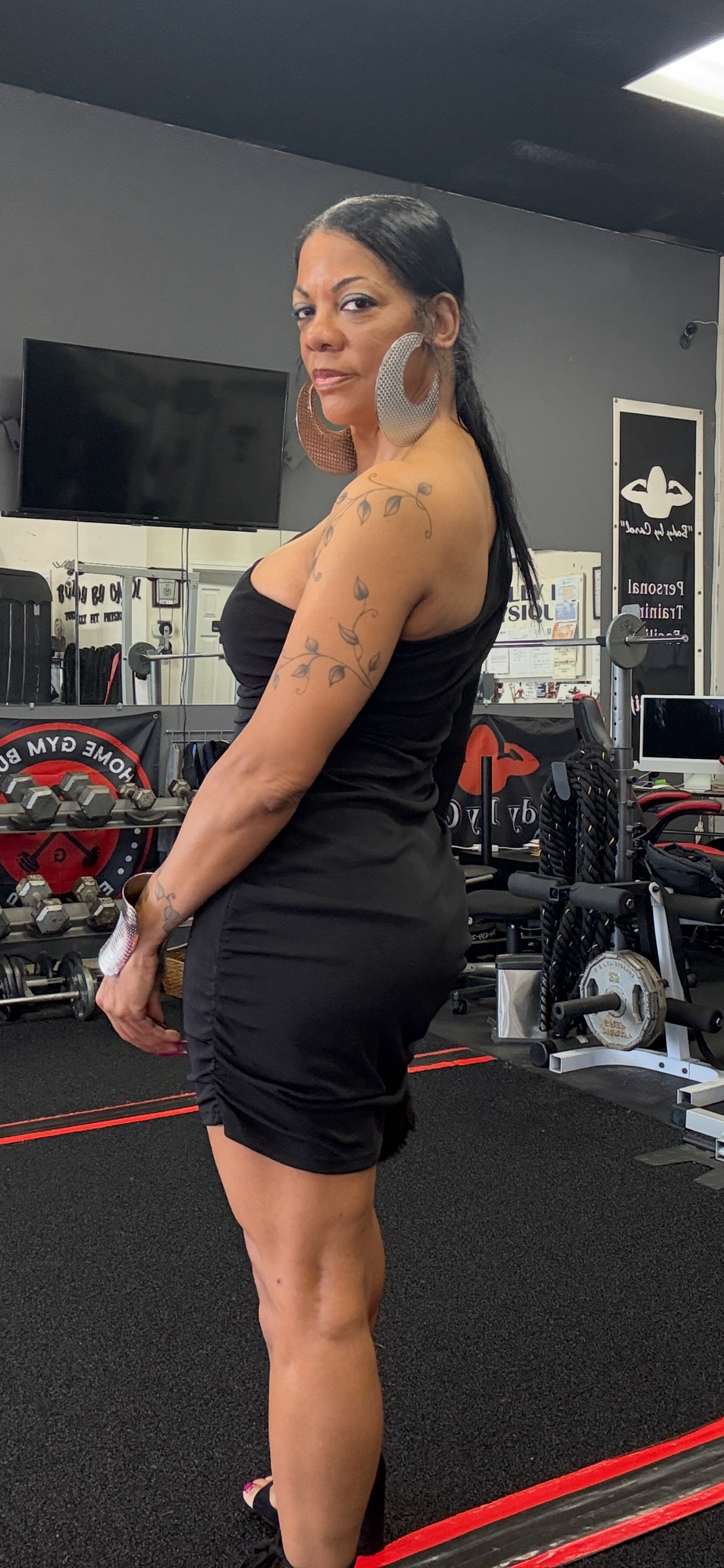 Black Asymmetric One Shoulder Cutout Bodycon Dress