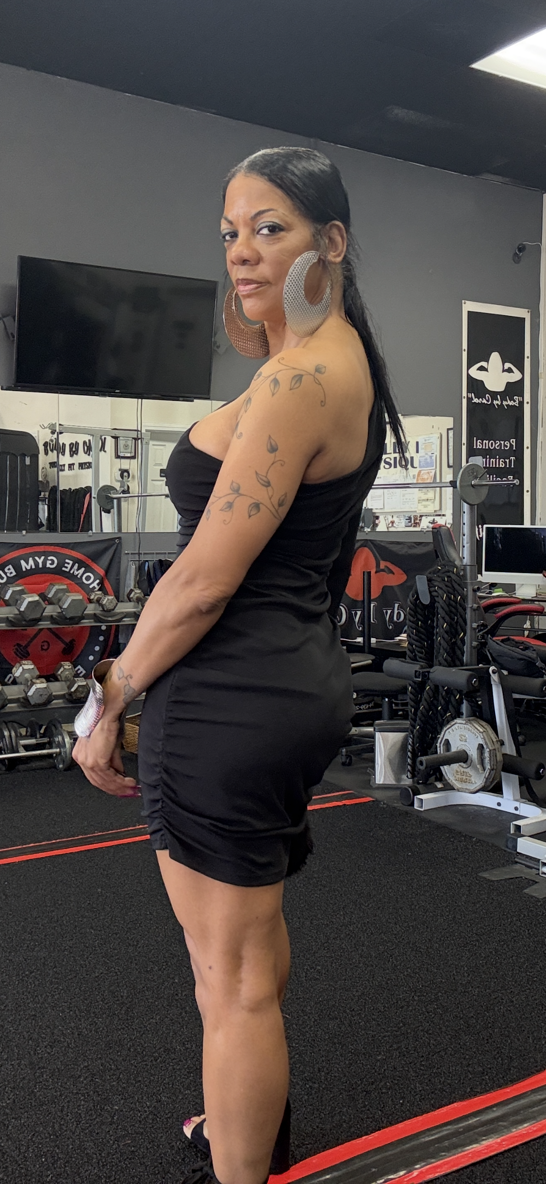 Black Asymmetric One Shoulder Cutout Bodycon Dress