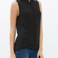 Women's Stand Collar Sleeveless Blouse