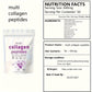 Multi Collagen Peptides Powder-Hydrolyzed Protein Peptides (Type I, II, III, V, X) With Hyaluronic Acid, Biotin&Vitamin C-Unflavored