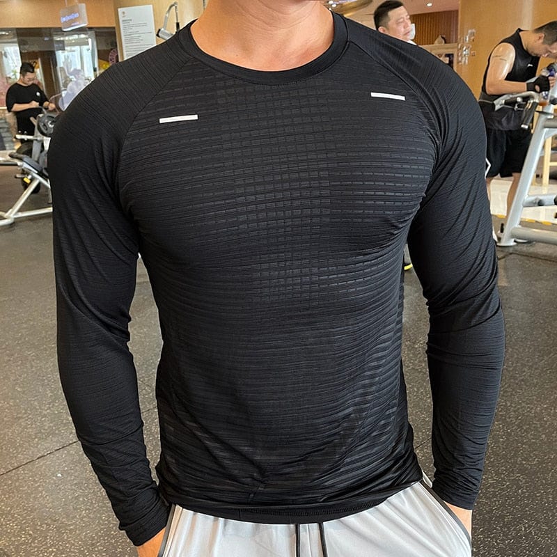 Alpha C Apparel Men Long Sleeve Gym Sportswear Compression Dry Fit Shirts Aliexpress