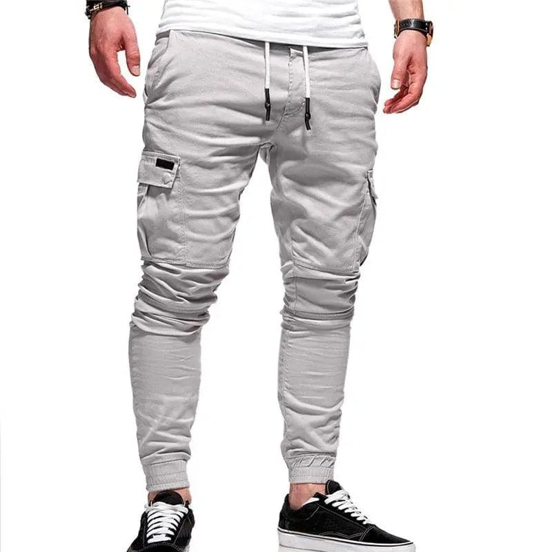 Alpha C Apparel Men's Pants Thin Fashion Casual Jogger Streetwear Cargo Trousers Fitness Gyms Sweatpants 0 Alpha C Apparel