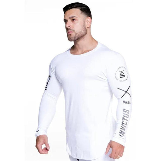 Men Skinny Long sleeve Fashion Printed T-Shirt 0 Alpha C Apparel C2 / M
