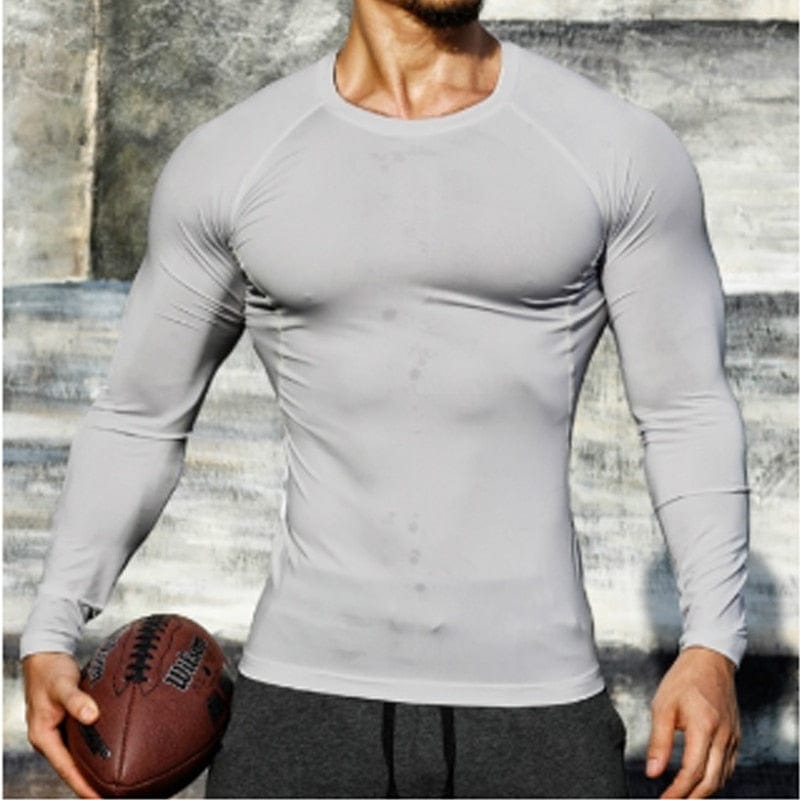 Men Fitness Sportswear Long Sleeves Gym Compression T-shirt 0 Alpha C Apparel