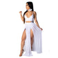 Alpha C Apparel Women Sexy Casual Long Summer Dress Set 123216004 Alpha C Apparel White G0182 / S
