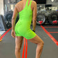 Solid Color One-Shoulder Slim Fit Hip Raise Sports Yoga Jumpsuit 1629 Alpha C Apparel