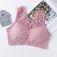 Women Plus Size Seamless Wire Free Bra Breathable Underwear Push Up Lingerie Alpha C Apparel 80F / L/XL(60-80KG) / Pink