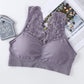 Women Plus Size Seamless Wire Free Bra Breathable Underwear Push Up Lingerie Alpha C Apparel 80F / XXL/XXXL(80-100KG) / Purple