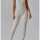 Tight-fitting One-piece Aerial Yoga Suit HW5PYKFE9L Active Jumpsuits Alpha C Apparel 12/L / Apricot Cream