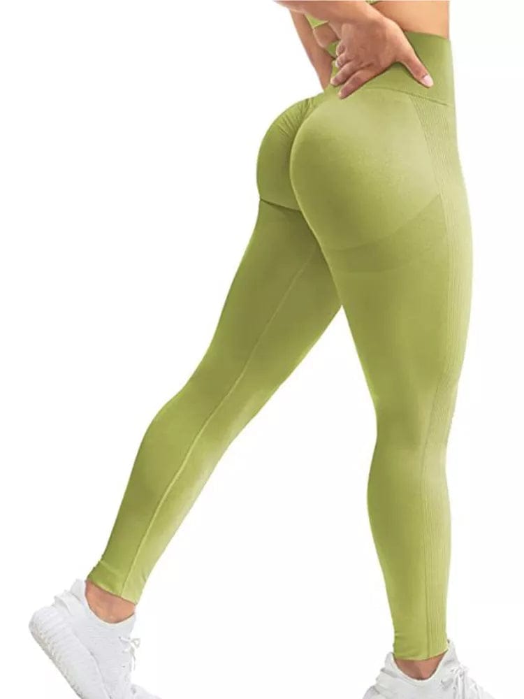 Women Seamless Workout Leggings High Waist Push Up Leggings Ladies Sexy Gym Legging Fashion Black Sports Leggings Alpha C Apparel Army green / S