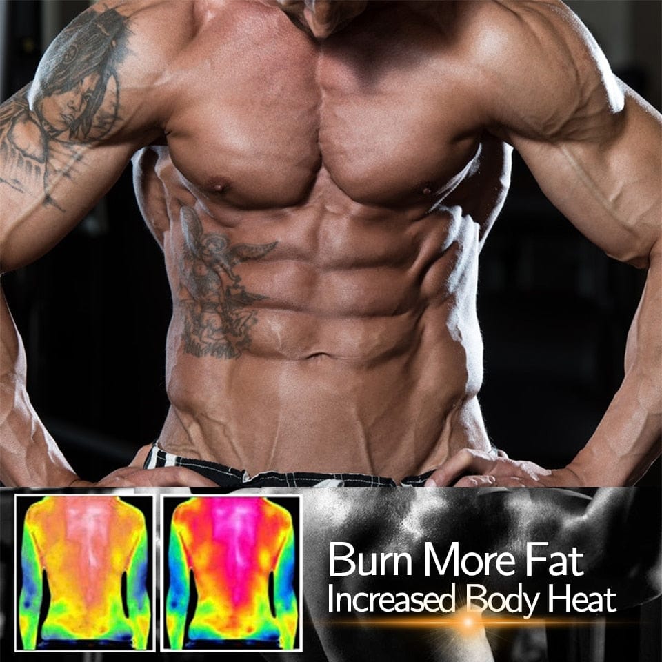 Men Slimming Body Shaper Waist Trainer Vest Shirt Sauna Sweat Vest Compression Undershirt Workout Tank Tops Shapewear Fat Burner body shaper Alpha C Apparel