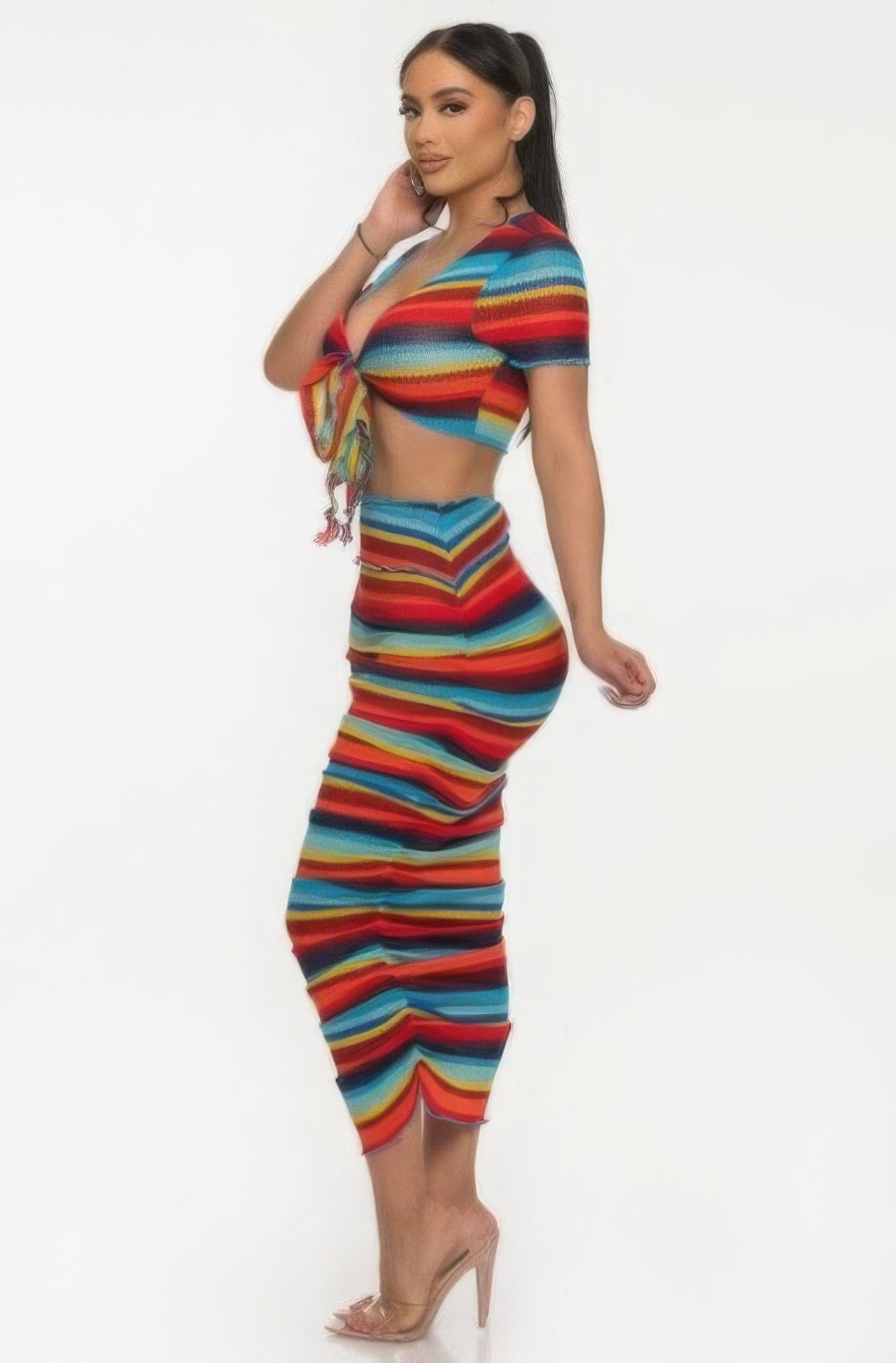 Color Me Mine Beach Sarong Skirt Set Alpha C Apparel