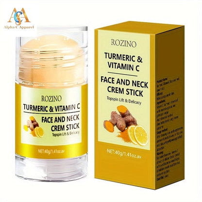 Turmeric & Vitamin C Face Neck Cream Stick face products Alpha C Apparel 40g