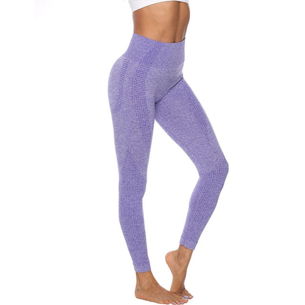 Fitness Running Yoga Pants leggings Alpha C Apparel 01 Leggings Purple / L