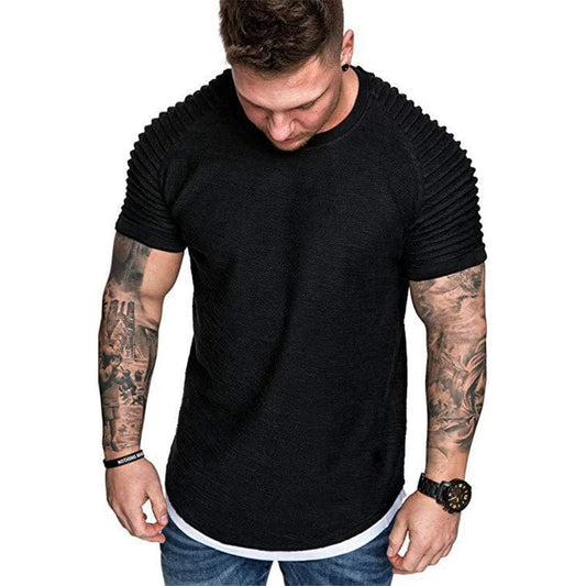 Alpha C Apparel 2024 New Men's Short Sleeve T-shirt men shirt Alpha C Apparel XL / black