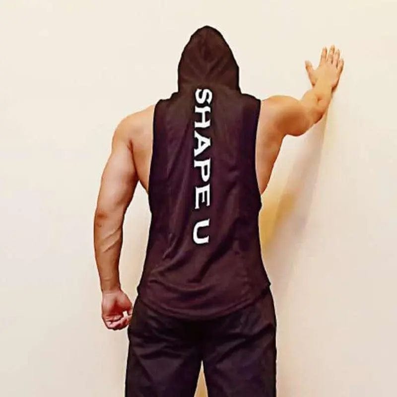 Men Sleeveless Sport Fitness Gym T-Shirt Alpha C Apparel