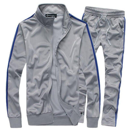 Men Sportswear 2 Piece Sets Jogging Tracksuit Alpha C Apparel