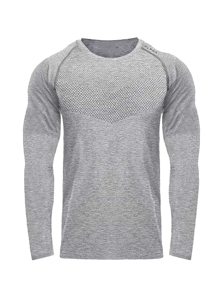 Men Warm High Elastic Compression Base Long Sleeve Shirt Alpha C Apparel