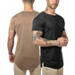 Men Wholesale custom spandex muscle t-shirt men Alpha C Apparel