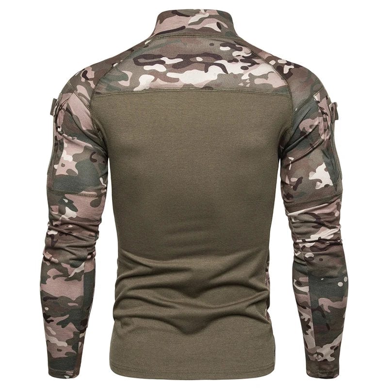 New mens Camouflage Tactical Military Clothing Combat Shirt Assault long sleeve Tight T shirt Army Costume Alpha C Apparel