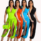 New Solid Color Sleeveless Romper Women Jumpsuits Alpha C Apparel
