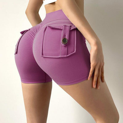 Women Seamless Yoga Set Gym Clothing 2 Piece Outfit High Waist Cycling Gym Clothing Alpha C Apparel Purple / S / CN