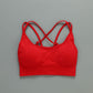 Women Seamless 2 Piece Fitness Gym Yoga Set Alpha C Apparel S / 18 Red