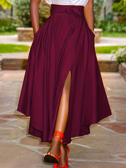 Upgrade Your Spring & Summer Wardrobe with Our Chic Pleated Skirt! Alpha C Apparel S(4) / Burgundy