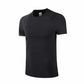 Men Active Athletic Performance Crew Gym T-shirt Alpha C Apparel S / Black