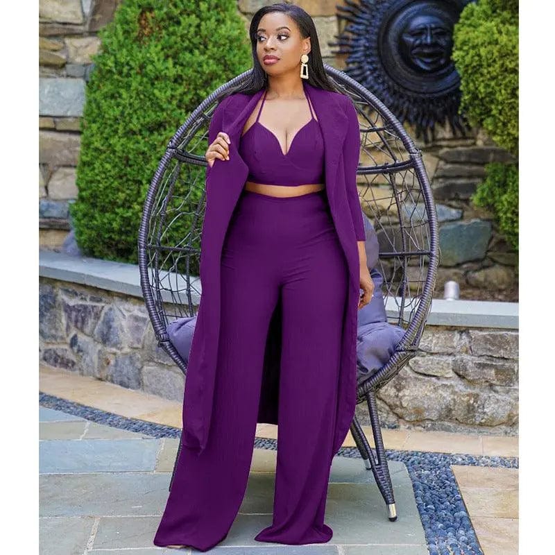 Three-piece women's suit Alpha C Apparel S / Purple