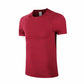 Men Active Athletic Performance Crew Gym T-shirt Alpha C Apparel S / Red